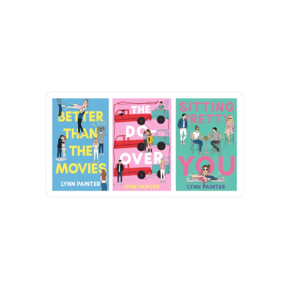 lynn painter books Sticker - alternate angle 3, merchandise